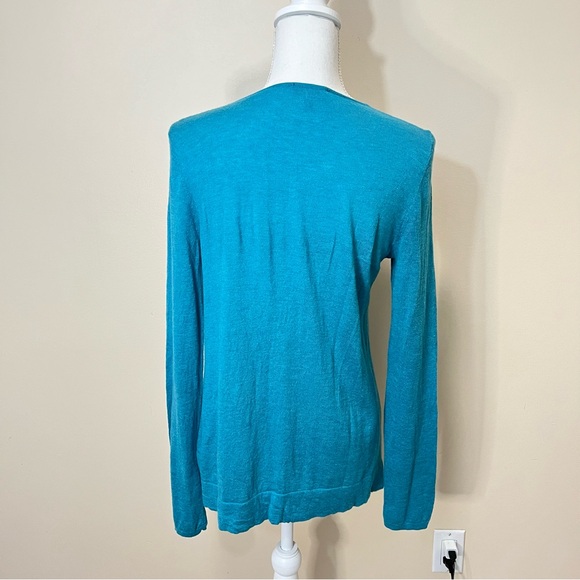 The Limited Wrap Front Merino Blend Sweater - Picture 6 of 11